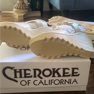 Cherokee of California brand new wedge sandals